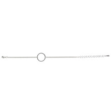 [러쉬오프] SimpleRing Point Silver Chain Bracelet / Ankle Bracelet - Surgical Steel