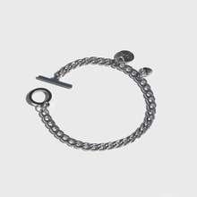[러쉬오프] LoveLove Surgical Silver Chain Bracelet - surgical steel