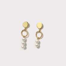 [러쉬오프] Greek Style Circle Earring -Gold