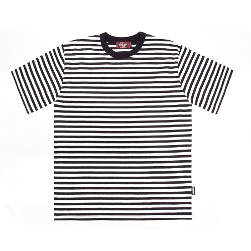 [레베니아] One Stripe T-shirt_Navy / White