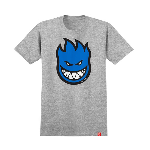 [스핏파이어] BIGHEAD FILL Youth S/S T-Shirt ATHLETIC HEATHER w/ BLUE Print 51010927C