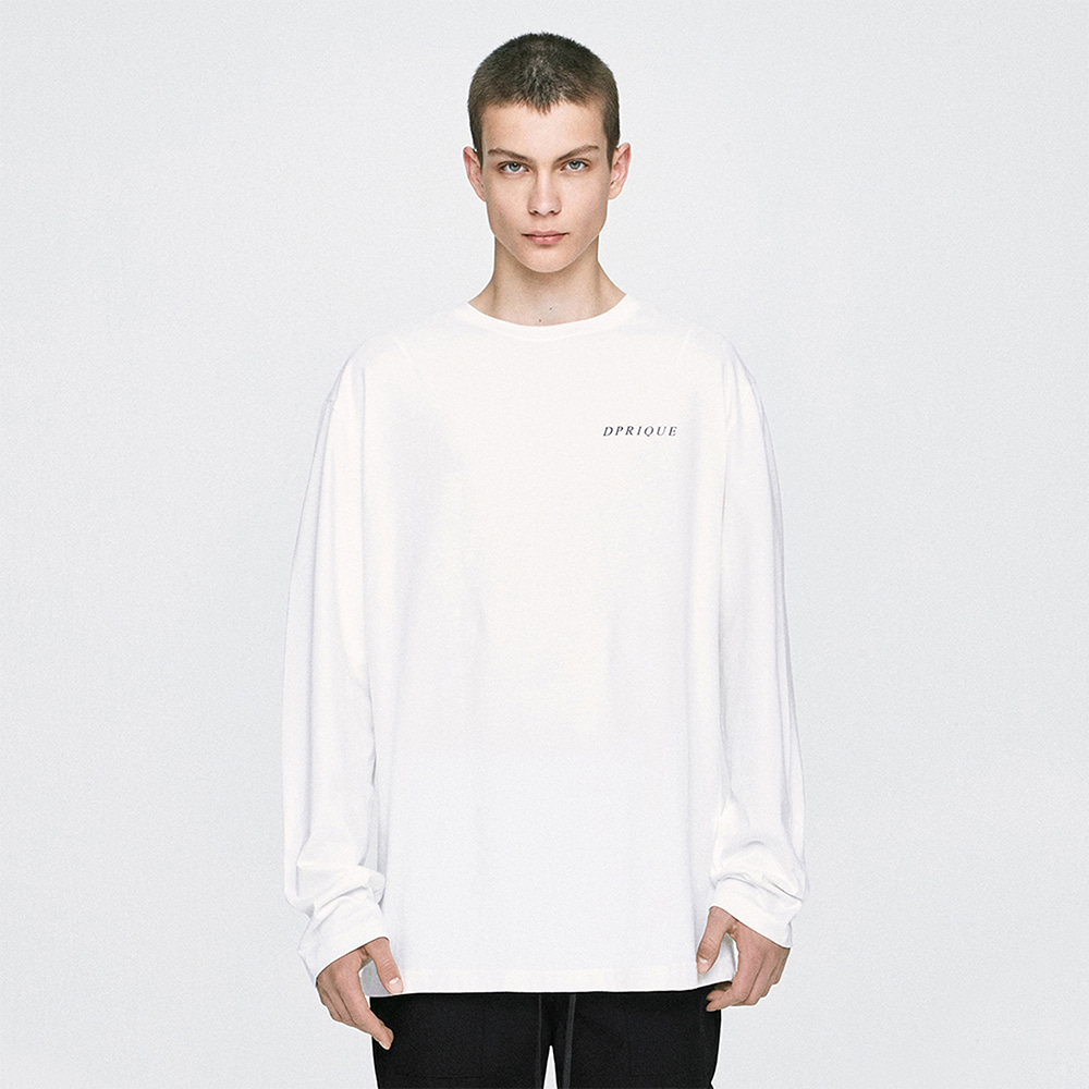 [디프리크] Long Sleeve T-Shirt - White