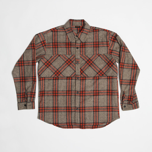 [스테이지 네임] NEWTRO Wide Pocket Shirt Jacket_ORANGE