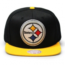 [미첼앤네스] Pittsburgh Steelers XL Logo Snapback Hat