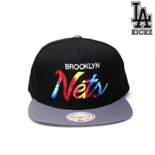 [미첼앤네스] Nets Galaxy Script Snapback Hat
