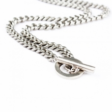 [러쉬오프] Unisex The Ring Silver Chain Necklace