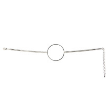 [러쉬오프] Bulky Ring Silver Chain Bracelet - Surgical Steel