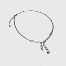 [러쉬오프] Unique Charming Silver Necklace - Pearl