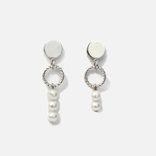 [러쉬오프] Greek Style Circle Earring -Silver