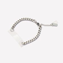 [러쉬오프] Square PVC Chain Bracelet (Surgical Steel)