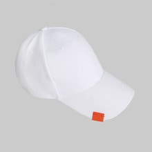 [러쉬오프] [Unisex] Addictive Orange Label Ballcap- White / 애딕티브 오렌지 라벨 화이트볼캡