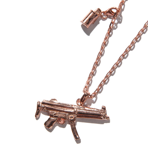 [크루치] Mp5 &amp; M18 smoke necklace (silver,14k pink gold plated)