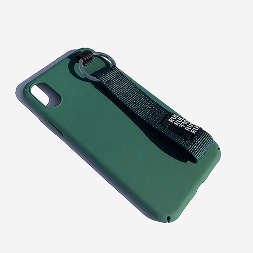 [러쉬오프] Newness Casual Belt Kyering IPhone Case - Green / 뉴니스 캐주얼 벨트 키링 아이폰케이스 - 그린