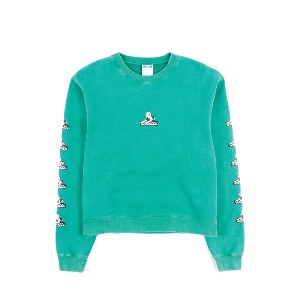 [정글스] Sphinx Logo seafoam sweater