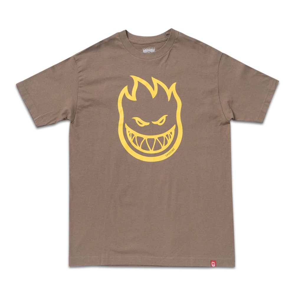 [스핏파이어] BIGHEAD S/S T-Shirt - SAFARI GREEN w/ YELLOW Print 51010001GA