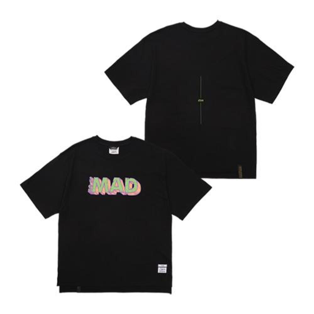 [스티그마] Mad Oversized Short Sleeves T-Shirts - Black