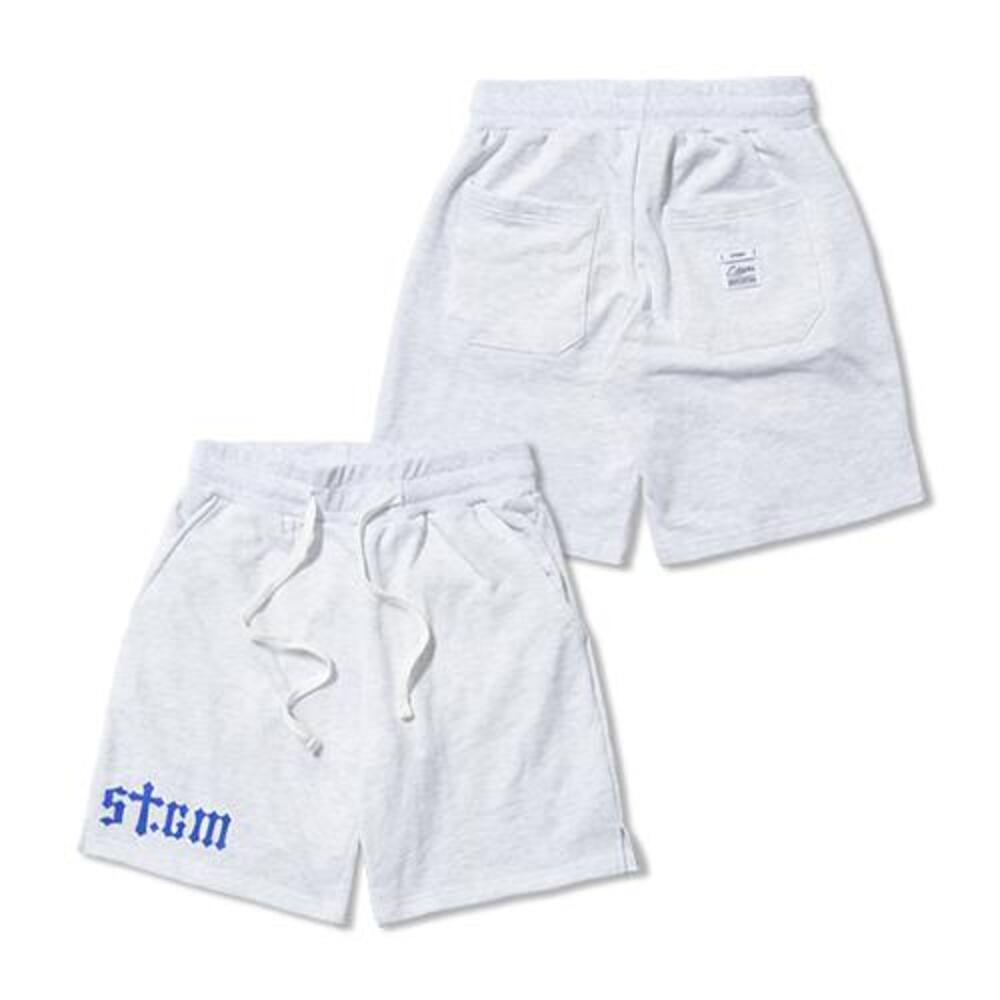 [스티그마] STGM Logo Short Pants White Melange