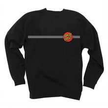 [산타크루즈] Classic Dot Crew Neck L/S Sweatshirt - Black