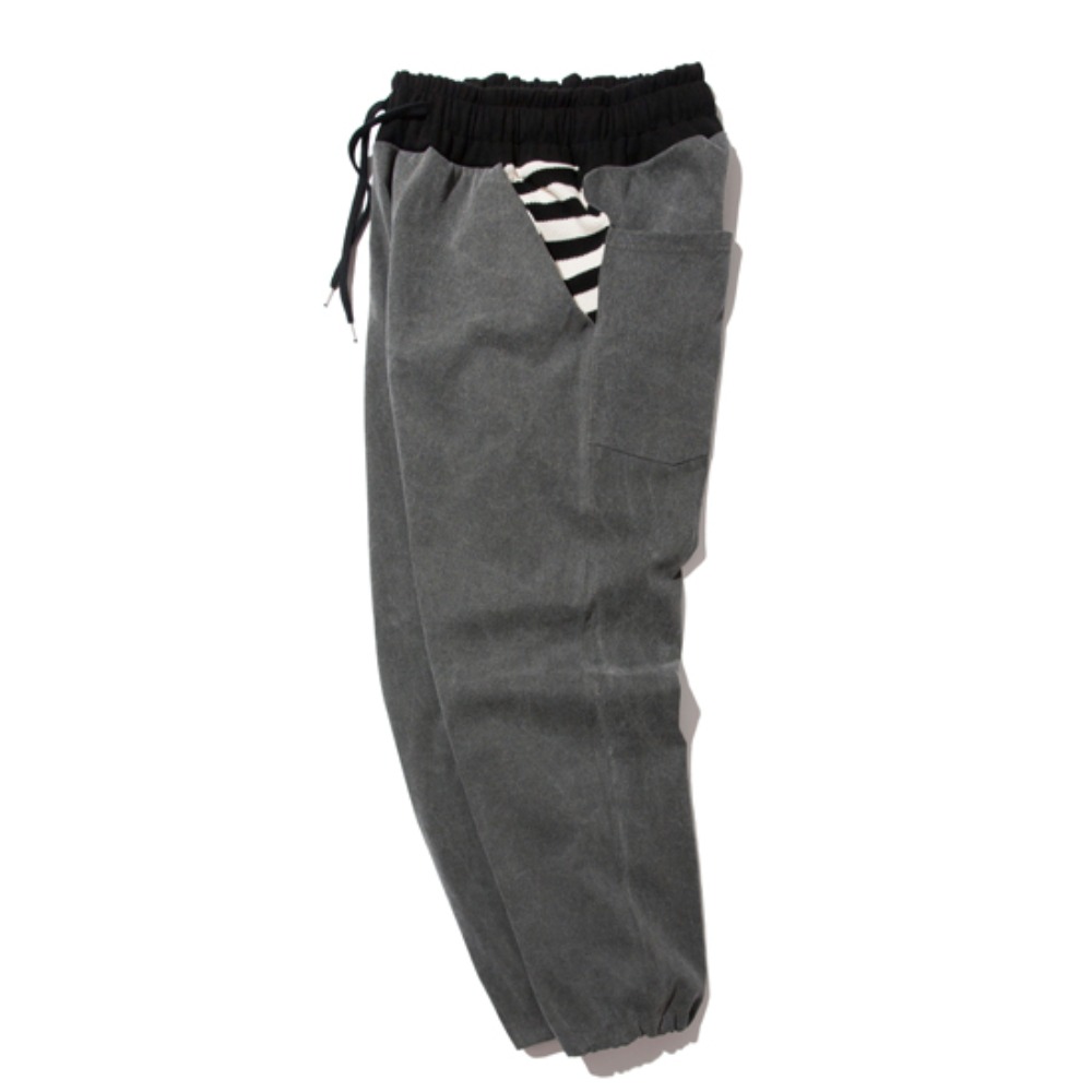 [크루치] Pigment cotton easy pants (Grey)