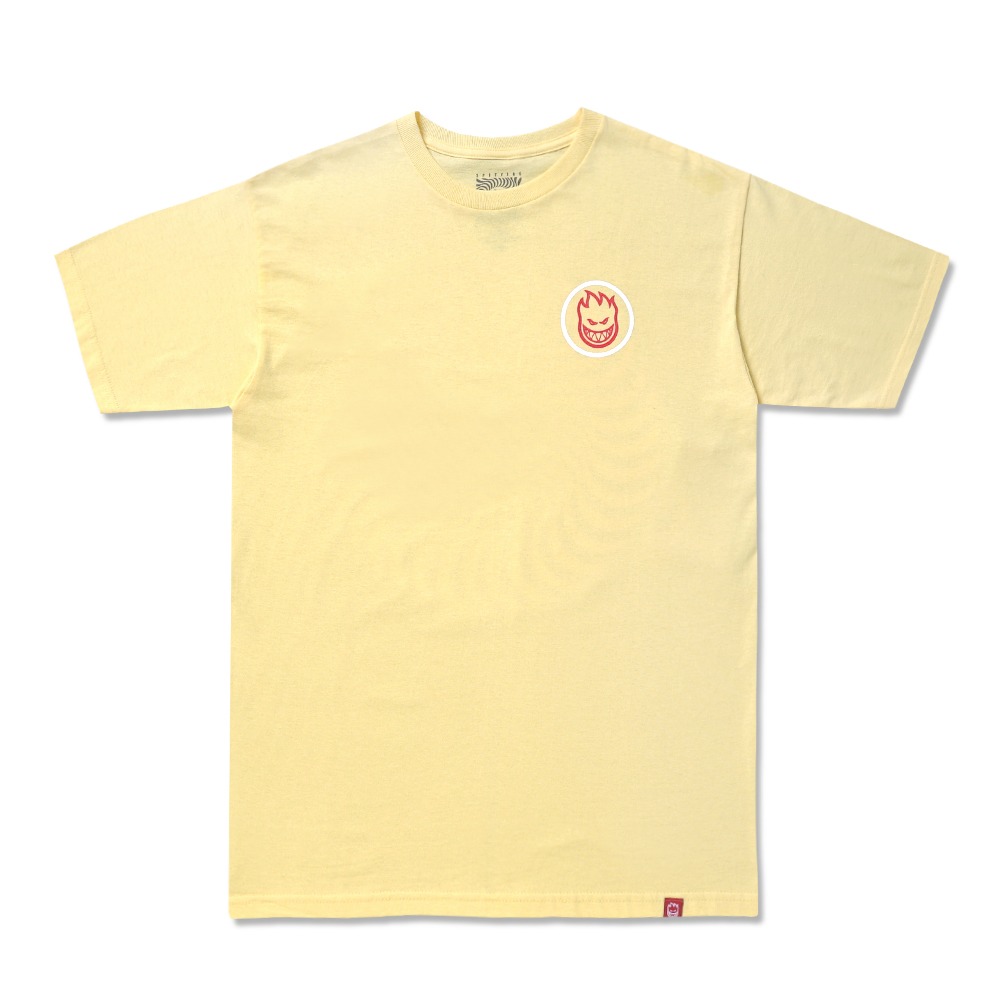 [스핏파이어] CLASSIC SWIRL FADE S/S T-Shirt - BANANA / RED&amp;WHITE 51010238AT