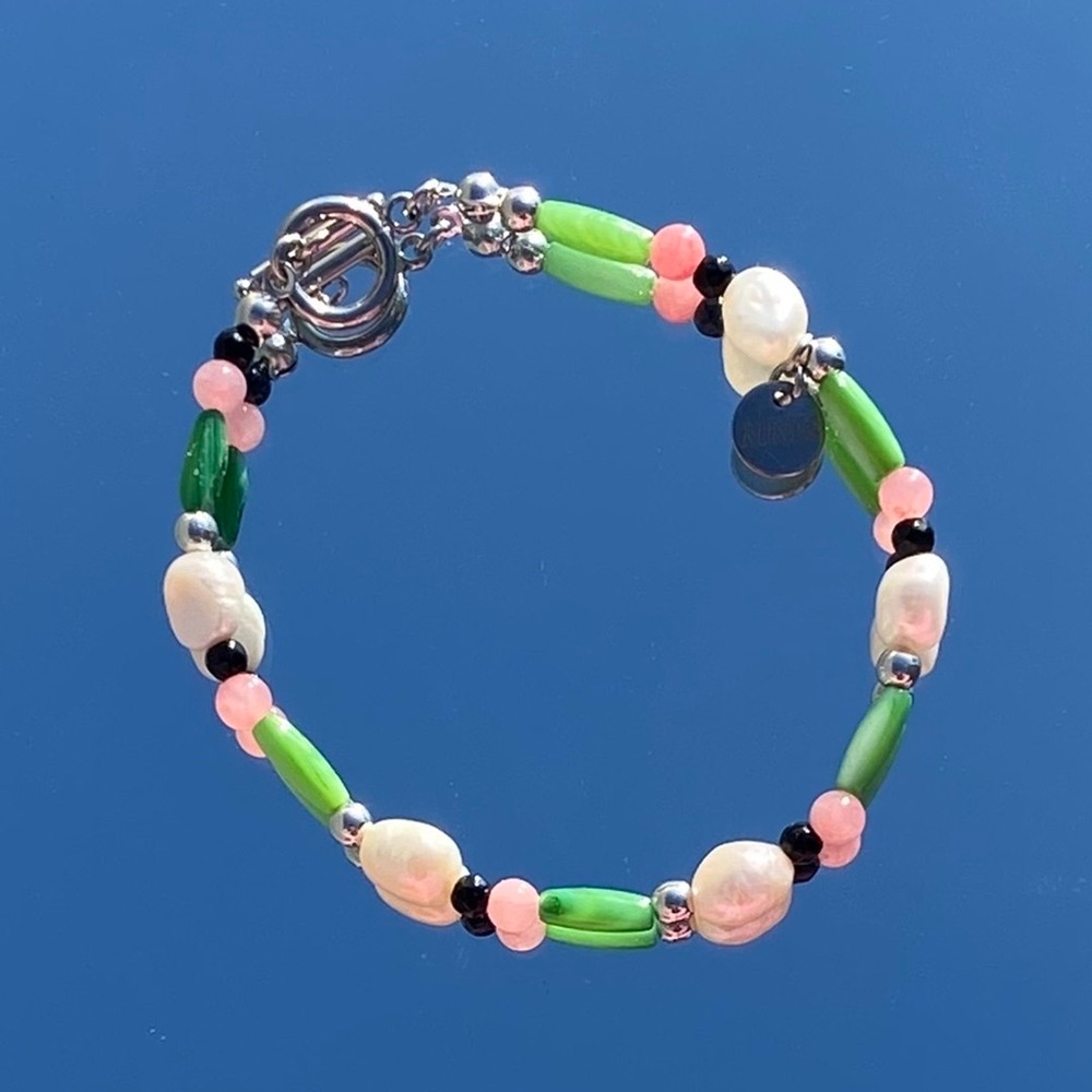 [런디에스] spring gemstone bracelet