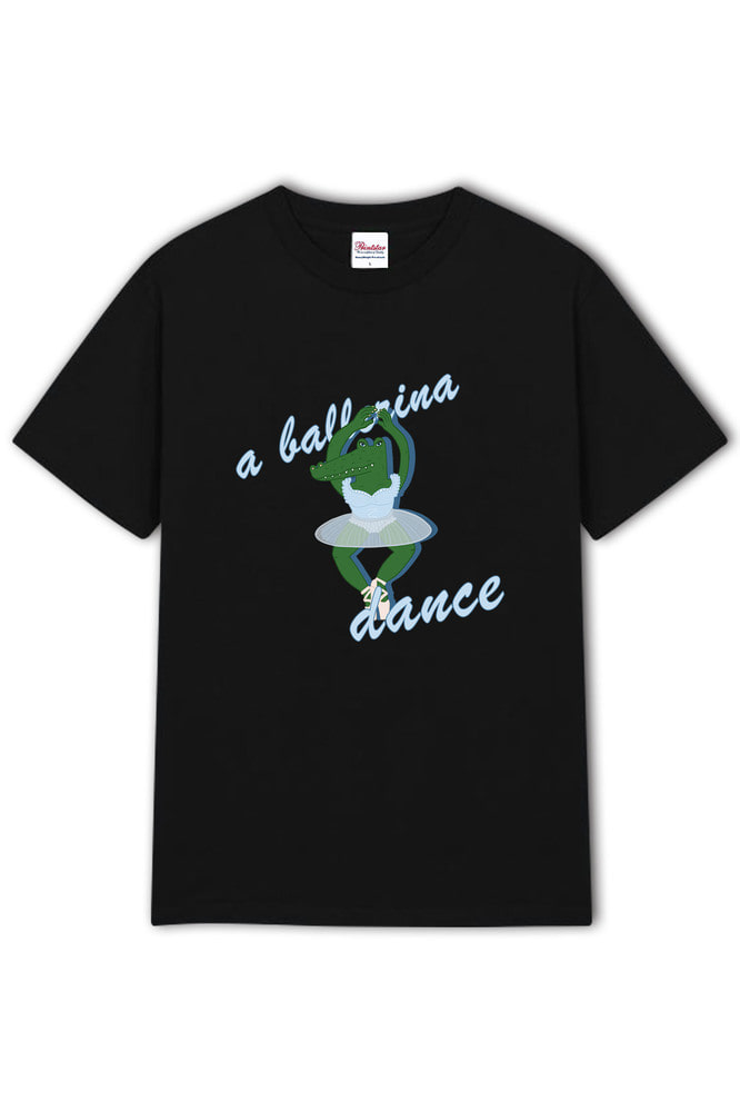 [키매] Ballerina dance half t-shirt