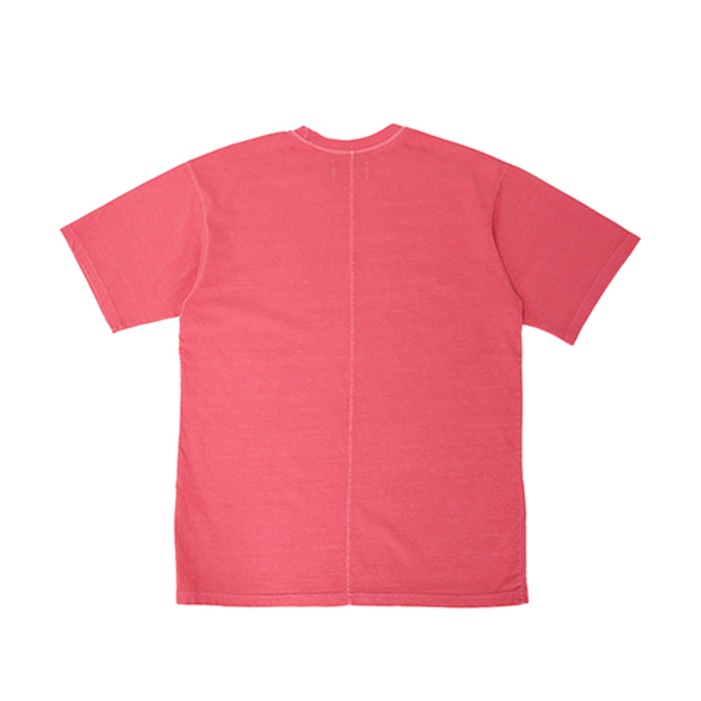 [오버도스] Pigment Signature Logo T Pink