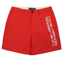 [아임낫어휴먼비잉] Basic Logo Chinos Shorts - Red