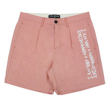 [아임낫어휴먼비잉] Basic Logo Chinos Shorts - Pink