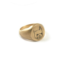 [크루치] French bear ring (brass)