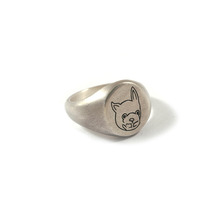 [크루치] French bear ring (silver)