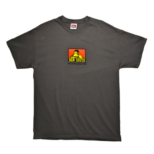 [벤 데이비스] Classic Logo Solid T-Shirts - Charcoal