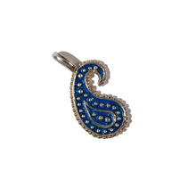 [크루치] Paisley dot pendant (blue)