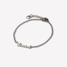 [러쉬오프] To Love Chain Ankle Bracelet (Surgical Steel)