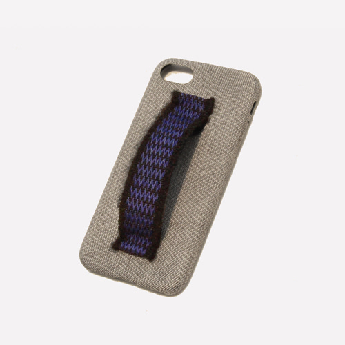 [러쉬오프] Zigzag Holding Belt Phonecase- Gray /지그재그 홀딩벨트 아이폰케이스-그레이