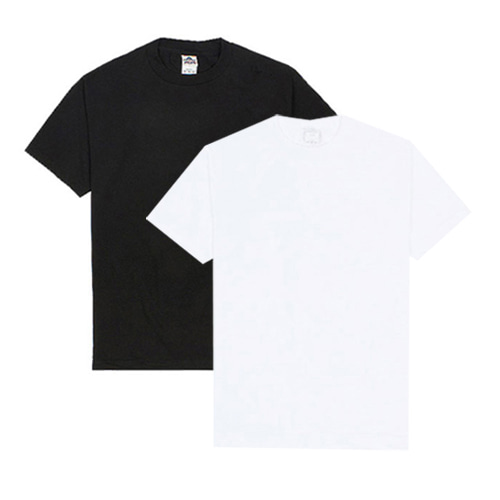 [트리플에이] AAA (1301) Adult Short Sleeve Tee - Black,White 10pack