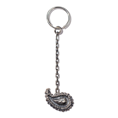 [크루치] Paisley chain single earring (Silver)