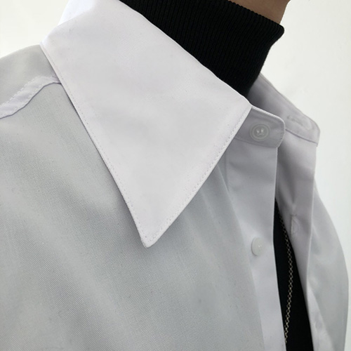[포블레스][11차 재입고] 빅카라 Shirts White