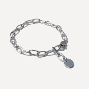 [러쉬오프] Surgical Steel Glam Up Chain Bracelet / 글램 업 체인팔찌