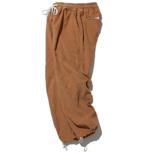 [크루치] Corduroy Keyring Easy Pants (brown)