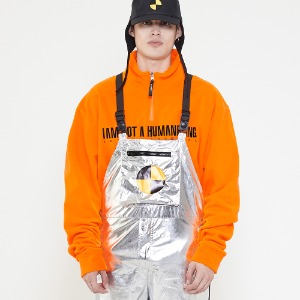 [아임낫어휴먼비잉] Be Safe Half-zip up Fleece Shirts - Orange