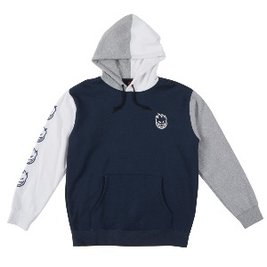[스핏파이어] BIGHEAD BLOCKED Pullover Hooded Sweatshirt - DEEP NAVY/WHITE/HEATHER GREY 53110093