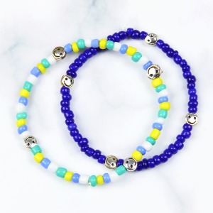 [런디에스] SET-new smile beads bracelet