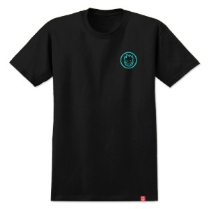 [스핏파이어] CLASSIC SWIRL S/S T-Shirt - BLACK / TEAL 51010238AU