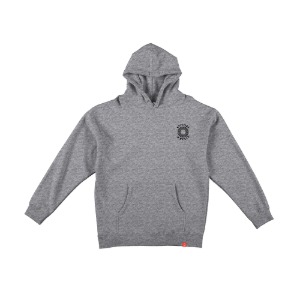 [스핏파이어] HOLLOW CLASSIC Pullover Hooded Sweatshirt - GREY HEAHTER w/ BLACK Prints 53110120