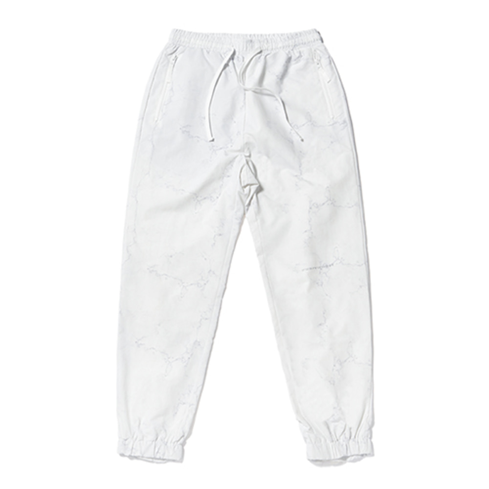 [스티그마] KEIL ZIPPER JOGGER PANTS - MARBLE WHITE