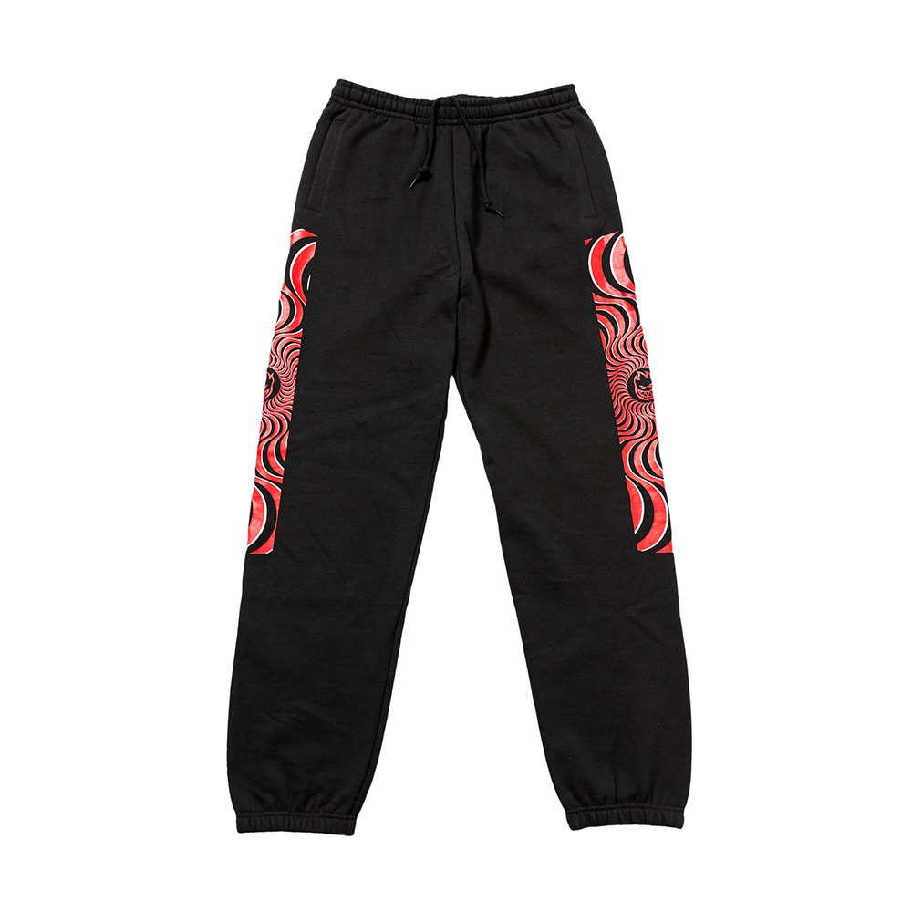 [스핏파이어] BIGHEAD SWIRL Sweatpants - BLACK/RED&amp;WHITE 55010072