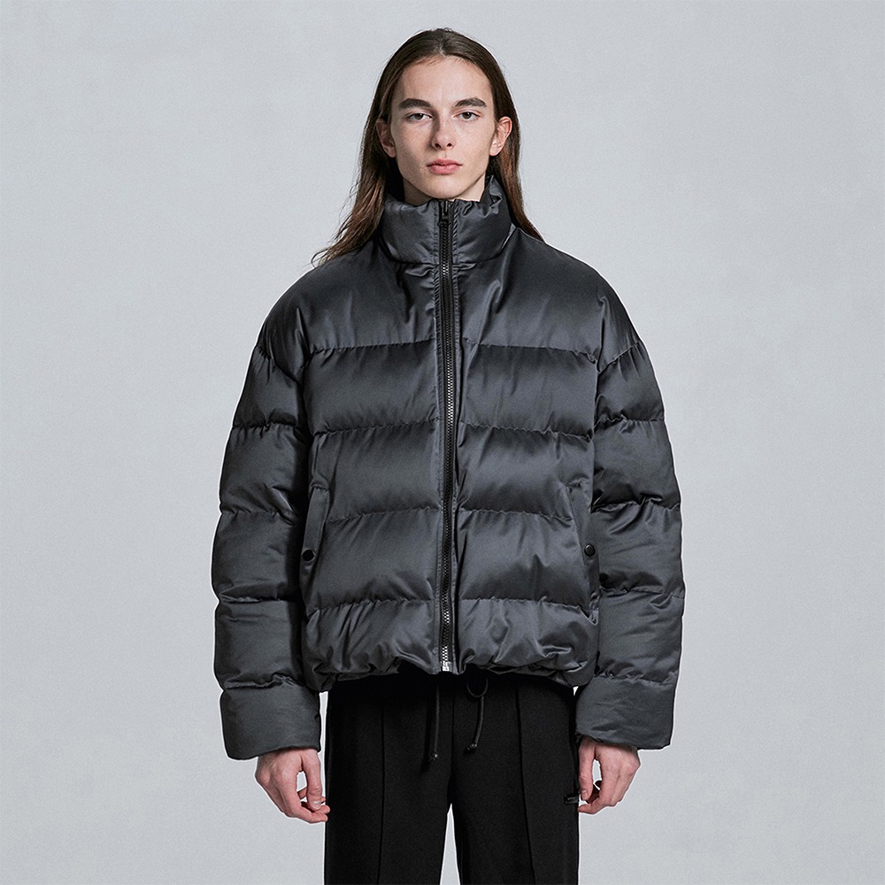 [디프리크] Oversized Padded Jacket - Charcoal