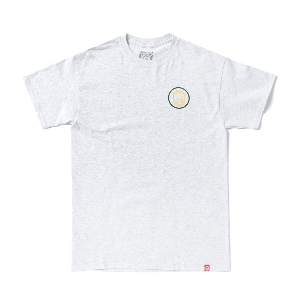 [스핏파이어] CLASSIC SWIRL FADE S/S T-Shirt - ASH HEATHER/GREEN to YELLOW FADE 51010238AY