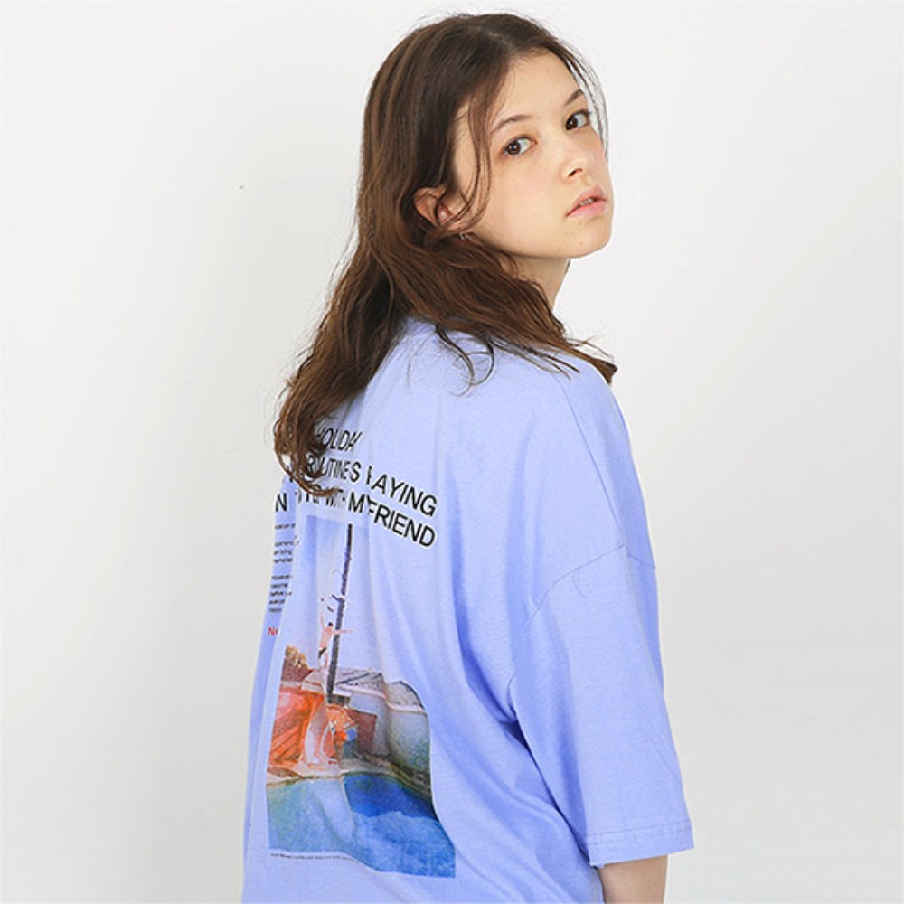 [텐블레이드] Virtual Holiday T-shirt-lavender